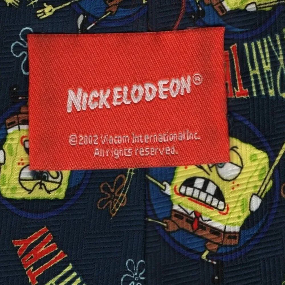Men's Necktie Nickelodeon Sponge Bob Square Pants 2002